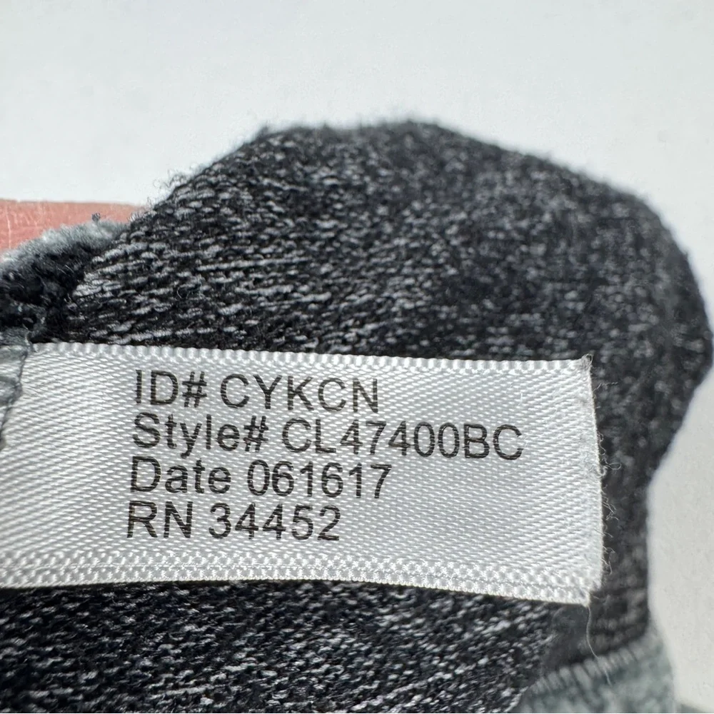 Climate Right Cuddl Duds Joggers Womens M Medium Black‎ Gray Soft Knit
